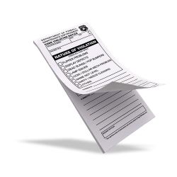 'Pinball Violations (Maintenance & Repair) Notepad